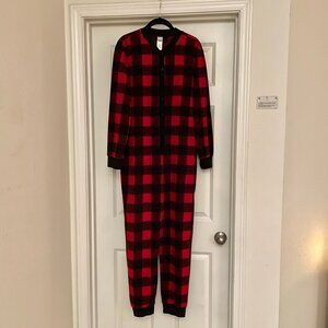 Pottery Barn Teen Red Buffalo Onesie - M/L - NWOT